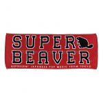 SUPER BEAVER(スーパービーバー) その他 フェイスタオル レッド×ブラックロゴ