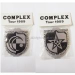 COMPLEX(コンプレックス) COMPLEX TOUR'89 エンブレムバッジ ピンバッジ 2個セット 布袋寅泰 吉川晃司