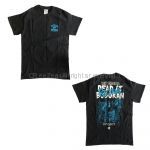 横山健(Ken Yokoyama) DEAD AT BUDOKAN RETURNS Tシャツ ブラック×ブルー　ピザロゴ