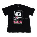 LiSA(リサ) その他 Tシャツ ブラック MAGICAL MOSH LiSAFITS  MxMxM コラボ