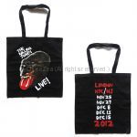 ローリング・ストーンズ(The Rolling Stones) 限定販売 トートバッグ 50th Anniversary ブラック 2012 ロンドン アメリカ ツアー