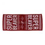 SUPER BEAVER(スーパービーバー) その他 フェイスタオルレッド 左右対称