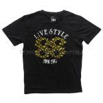 安室奈美恵(namie amuro) LIVE STYLE 2016-2017 ゴールドリーフTシャツ ブラック