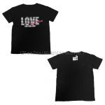 西野カナ(カナやん) Love Collection Tour ～pink ＆ mint～ オリジナルTシャツ BLACK