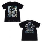 ONE OK ROCK(ワンオク) "Mighty Long Fall at Yokohama Stadium" 横スタ Ｔシャツ-B