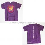 B'z(ビーズ) LIVE-GYM 2005 -CIRCLE OF ROCK- Tシャツ(パープル）