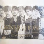 Generations(ジェネレーションズ) ポスター 特典クリアポスター(Evergreen)