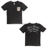 UVERworld(ウーバーワールド) ROCK IN JAPAN FESTIVAL 2015 ポケットTシャツ(ハイビスカス／ブラック)