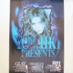 X JAPAN(エックス) ポスター 告知ポスター（YOSHIKI PRESENTS）