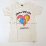 ソナーポケット(ソナポケ) 限定販売 セサミストリート コラボTシャツ オフホワイト