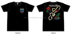 B'z(ビーズ) SHOWCASE 2013 -Pleasure75- マップTシャツ　ブラック