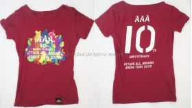 AAA(トリプルエー) AAA ARENA TOUR 2015 10th Anniversary -Attack All Around- Tシャツ（レディース）