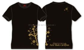 Acid Black Christmas Tシャツ(レディース/メンズ)