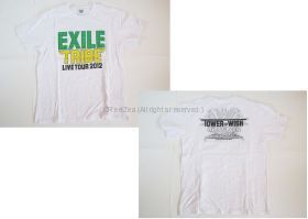 EXILE(エグザイル) EXILE TRIBE LIVE TOUR 2012 Tシャツ(ホワイト)