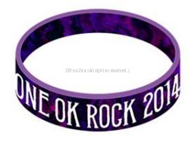 ONE OK ROCK(ワンオク) "Mighty Long Fall at Yokohama Stadium" ラバーバンド(PURPLE)