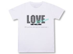 西野カナ(カナやん) Love Collection Tour ～pink ＆ mint～ オリジナルTシャツ WHITE