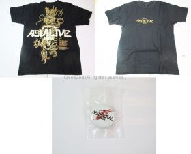 L'Arc～en～Ciel(ラルク) ASIA LIVE 2005 Tシャツ ブラック バッチ付属