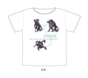 HOME Kids イヌ家系 Tシャツ　ホワイト