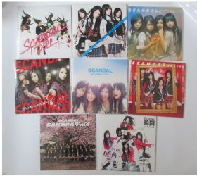 SCANDAL(スキャンダル) アナログレコード EP 8枚セット DOLL SAKURAグッバイ 少女S 瞬間センチメンタル 等 会場限定 未開封