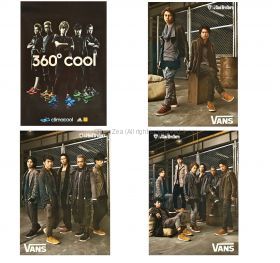 三代目 J Soul Brothers(JSB) ポスター ABC MART 360 cool 非売品　4枚組 addidas vans 2014