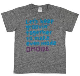 ツアーTシャツ(英字)《グレー(けものがすり)》