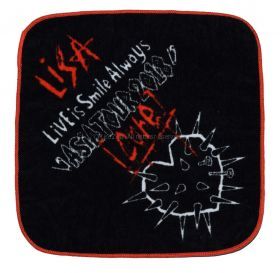 LiSA(リサ) LiVE is Smile Always?ASiA TOUR 2018?[core] ミニタオル ガチャ景品