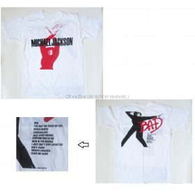 マイケル・ジャクソン(キング・オブ・ポップ) その他 Tシャツ BAD Special Box Set 付属品 1988