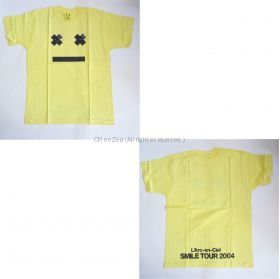 L'Arc～en～Ciel(ラルク) SMILE TOUR 2004 Tシャツ(イエロー)