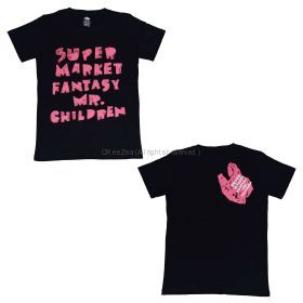 Mr.Children(ミスチル) DOME TOUR 2009 ?SUPERMARKET FANTASY? SUPER MARKETバッグ Tシャツ（ブラック）