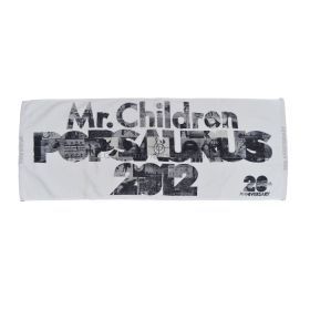 Mr.Children(ミスチル) TOUR POPSAURUS 2012 20th ANNIVERSARY フェイスタオル ブラック