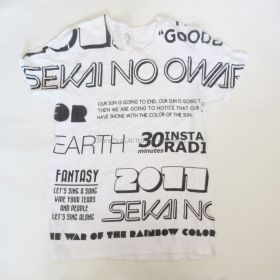 SEKAI NO OWARI(セカオワ) SEKAI NO OWARI 2011夏!（イベント） Tシャツ2 白