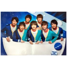 Kis-My-Ft2(キスマイ) ポスター 光のシグナル キスマイSHOP盤 クリアポスター