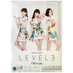 Perfume(パフューム) ポスター LEVEL3 告知 2013