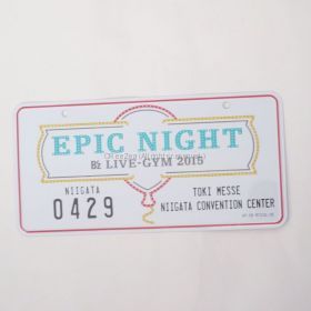 B'z(ビーズ) LIVE-GYM 2015 -Epic Night- メモリアルプレート　新潟　4月29日