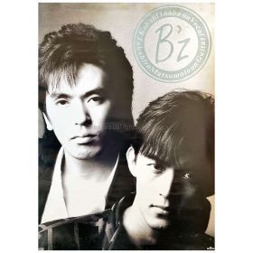 B'z(ビーズ) ポスター 白黒 1990
