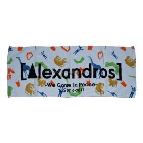 [Alexandros](ドロス) Tour 2016～2017 ～We Come In Peace～ フェイスタオル ホワイト