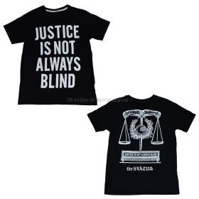 the HIATUS(ハイエスタス) その他 Tシャツ ブラック justice is not always blind