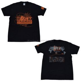 May'n(メイン) WORLD TOUR 2012 "ROCK YOUR BEATS" Tシャツ ブラック
