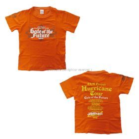 JAM Project(ジャム・プロジェクト) Hurricane Tour 2009 Gate of the Future Tシャツ オレンジ