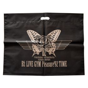 B'z(ビーズ) LIVE-GYM Pleasure'92 TIME ビニールバッグ