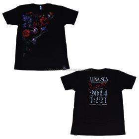 LUNA SEA(ルナシー) 25th ANNIVERSARY LIVE TOUR THE LUNATIC -A Liberated Will- Tシャツ ブラック 12月21日 さいたまスーパーアリーナ限定