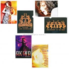 中森明菜(AKINA) その他 クリアファイル 3枚セット AKINA NAKAMORI DINNER SHOW 2017 CLUB NIGHT