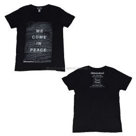 [Alexandros](ドロス) Tour 2016～2017 ～We Come In Peace～ ツアーファイナル Tシャツ ブラック