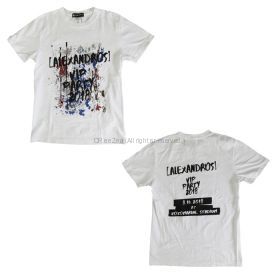 [Alexandros](ドロス) Premium V.I.P. Party Tシャツ ホワイト  2018