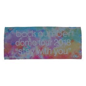back number(バックナンバー) dome tour 2018 "stay with you" グラデロゴツアータオル タイダイ