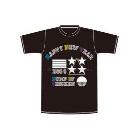 ”HAPPY NEW YEAR” HNY Tシャツ（黒）