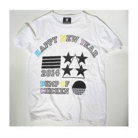 BUMP OF CHICKEN(バンプ) 2013-2014 WINTER "HAPPY NEW YEAR" HNY Tシャツ ホワイト