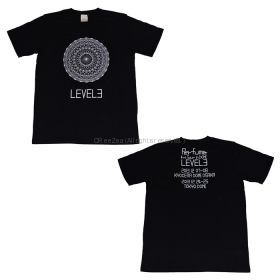 Perfume(パフューム) Perfume 4th Tour in DOME ｢LEVEL3｣ ロゴ Ｔシャツ ブラック