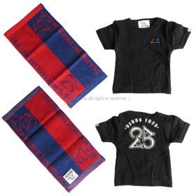 CHAGE&ASKA(チャゲアス) CONCERT TOUR 2004 two-five ミニチュア Tシャツ タオル セット