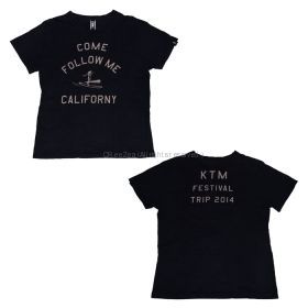 ケツメイシ(KTM) FESTIVAL TRIP 2014 (夏フェス) SURF GIRL Tシャツ ブラック